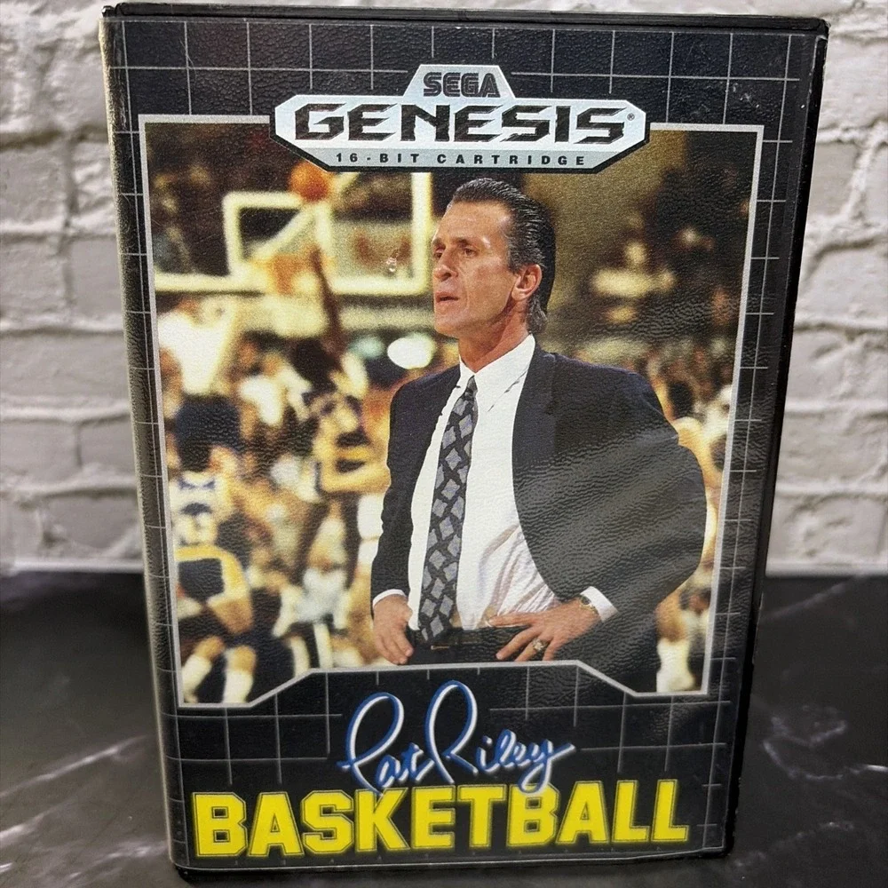 Pat Riley's Basketball (Sega Genesis, 1990) T&W - Very Clean
